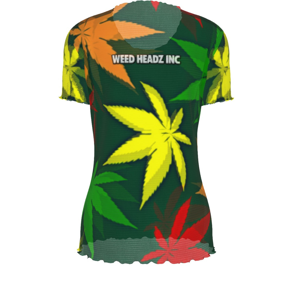 WHI Women's Rasta Luxe Short Sleeve Sheer Blouse