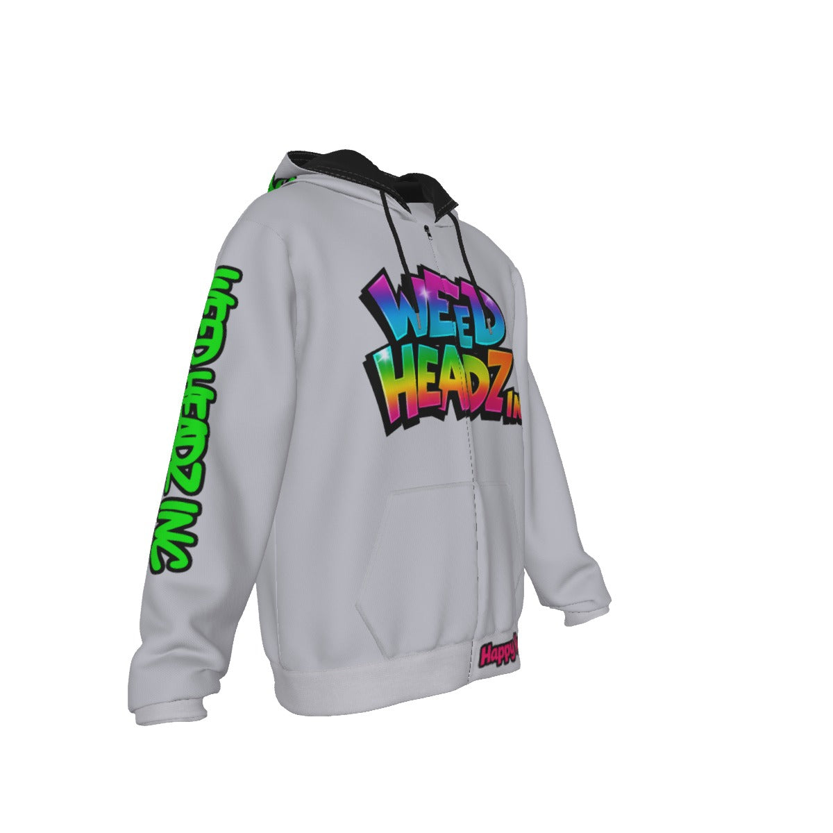 WHI Men's Fresh Dayz Zip Up Hoodie With Pocket