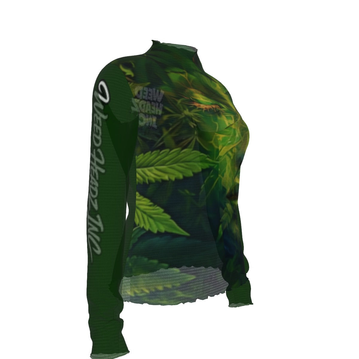WHI Women's Emerald Glow Sheer Blouse