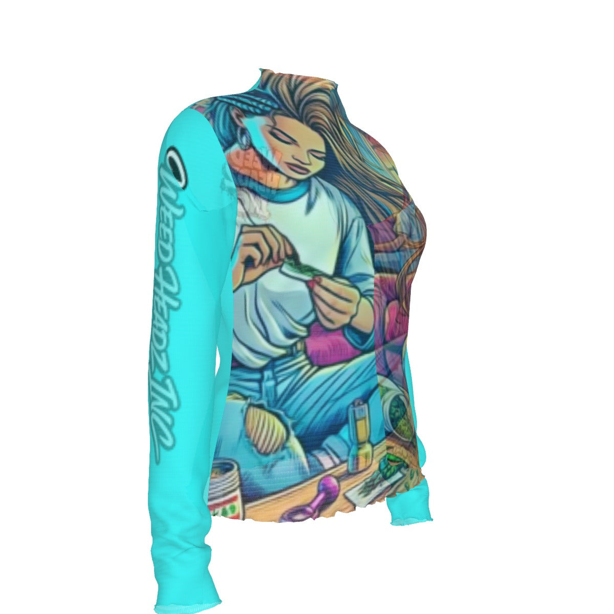 WHI Women's Vibez Sheer Blouse