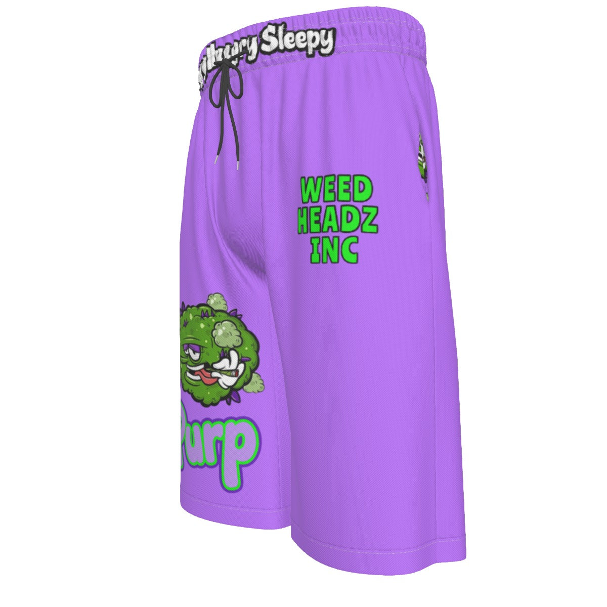 WHI Men's Purp Bud Over-The-Knee Shorts
