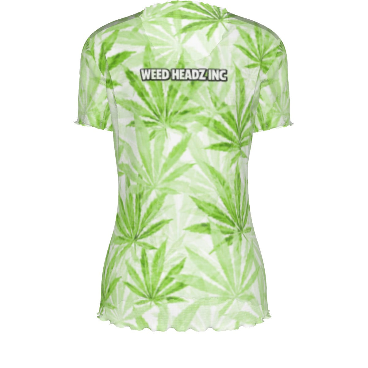 WHI Women's White Widow Short Sleeve Sheer Blouse