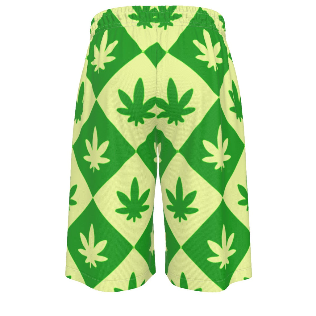 WHI Men's Fresh Mint Over-The-Knee Shorts