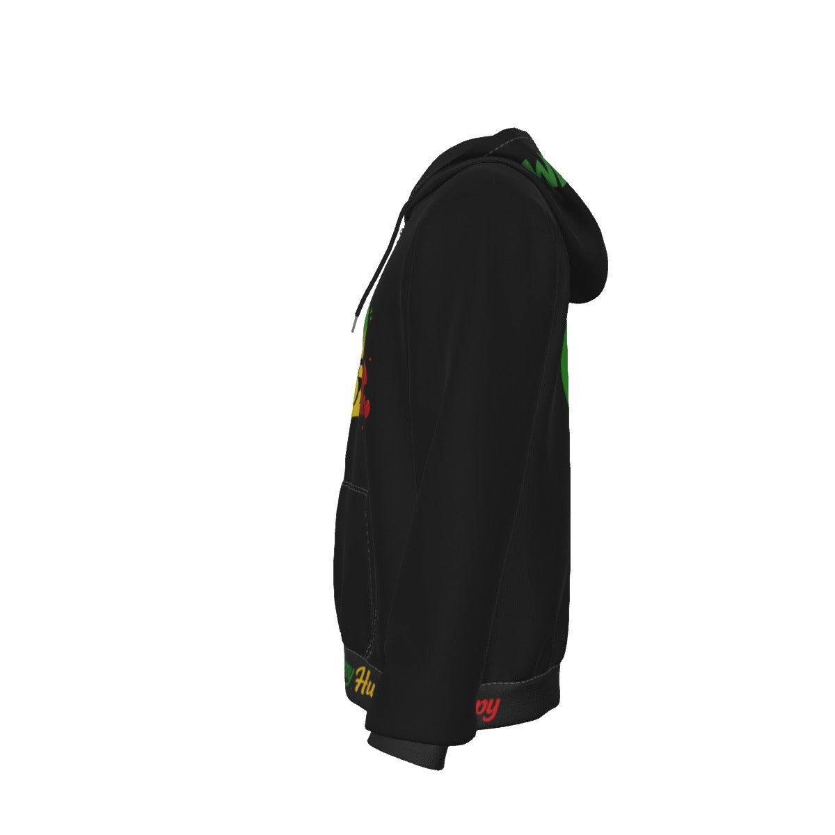WHI Men's Rasta Luv Zip Up Hoodie