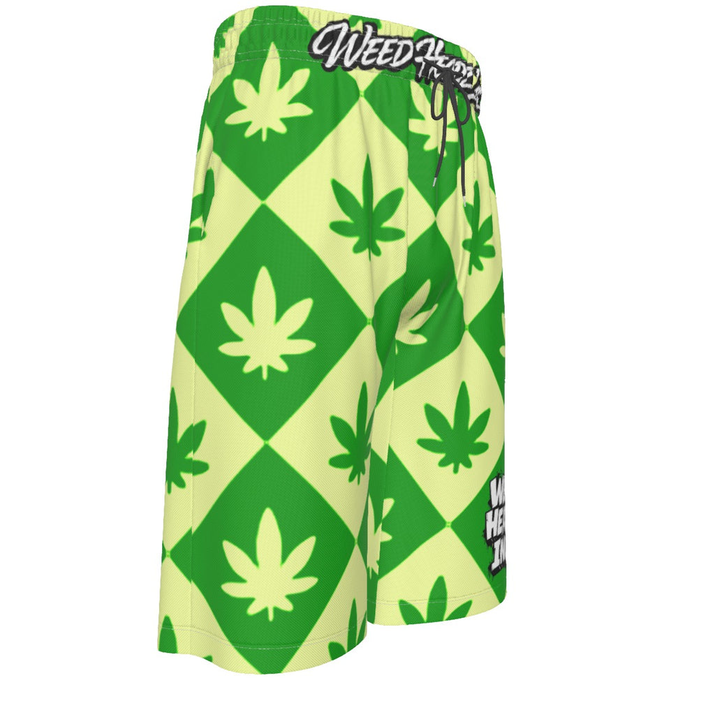 WHI Men's Fresh Mint Over-The-Knee Shorts