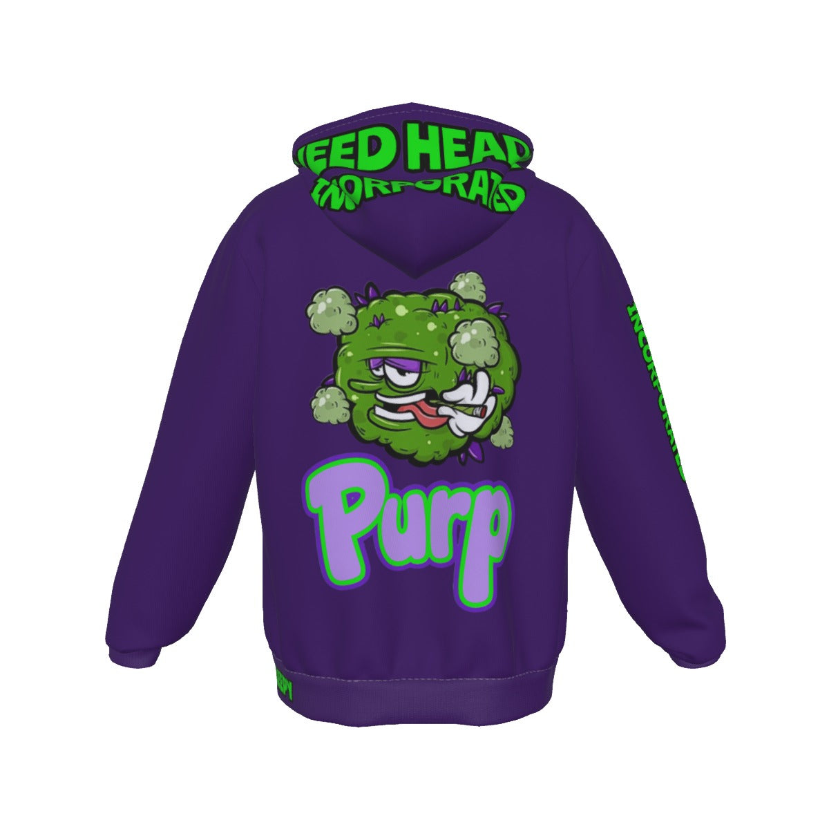 WHI Men's Purp Bud Zip Up Hoodie