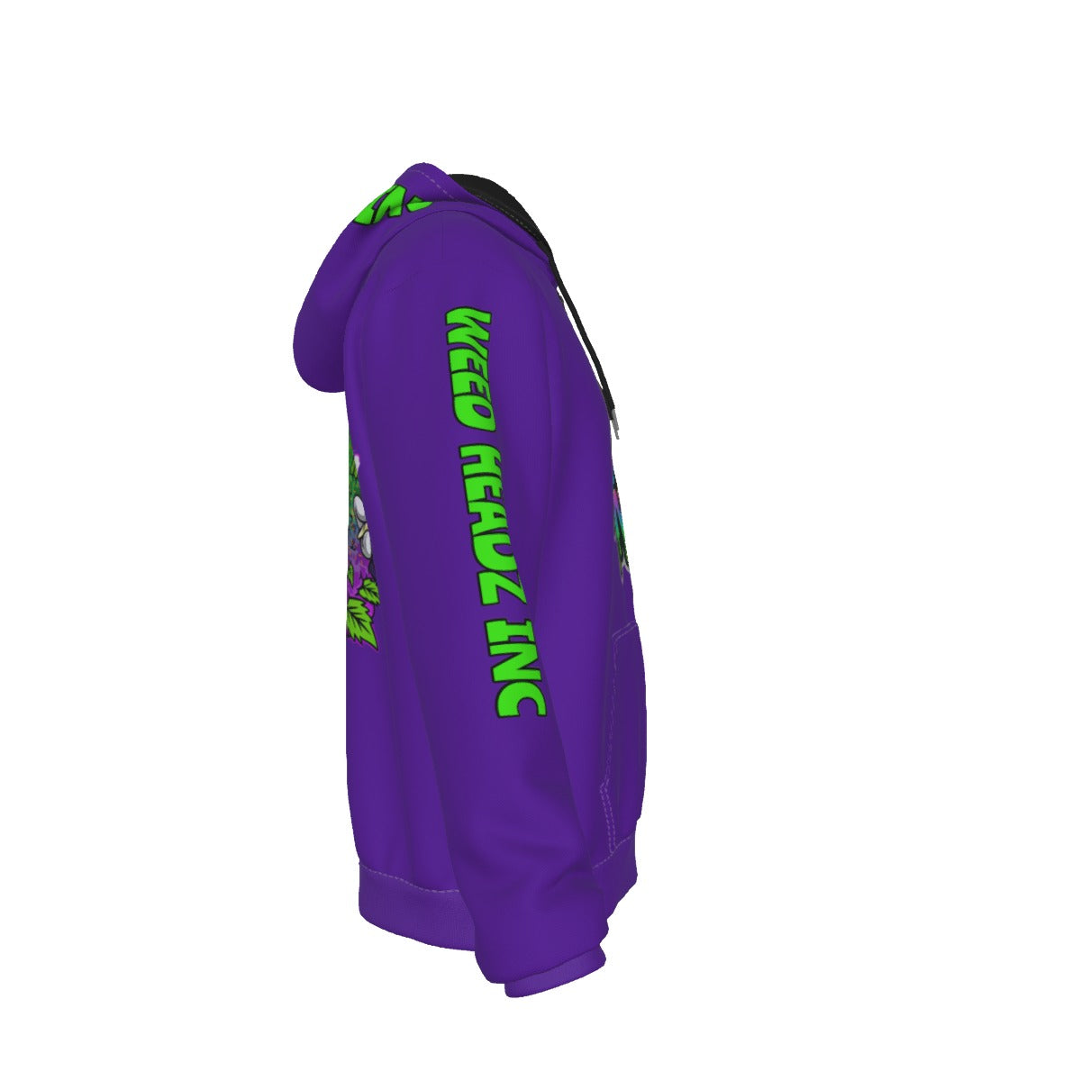 WHI Men's Pure Gas Big Bud Drip Zip Up Hoodie