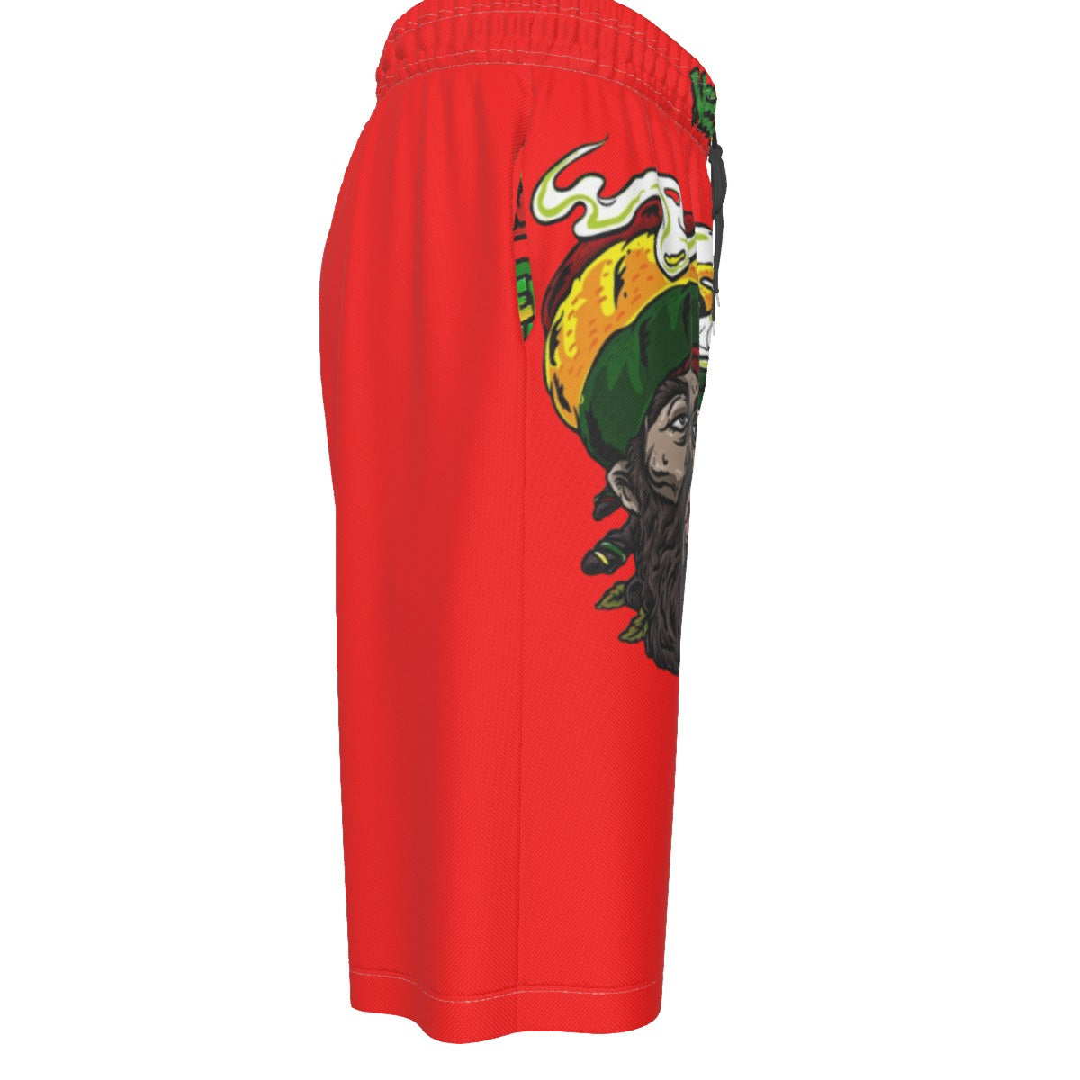 WHI Men's Rasta Life Over-The-Knee Shorts