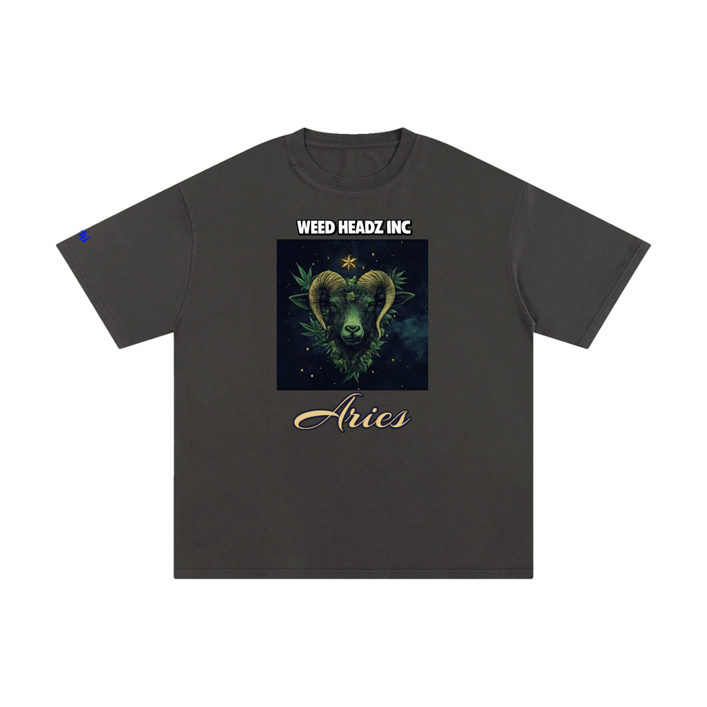 WHI Men's Zodiac Aries Cotton T-Shirt