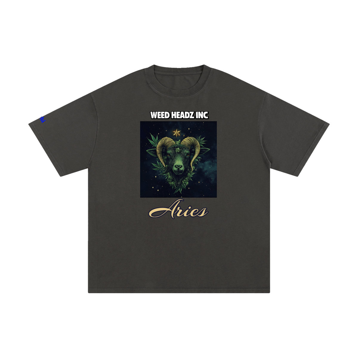 WHI Men's Zodiac Aries Cotton T-Shirt
