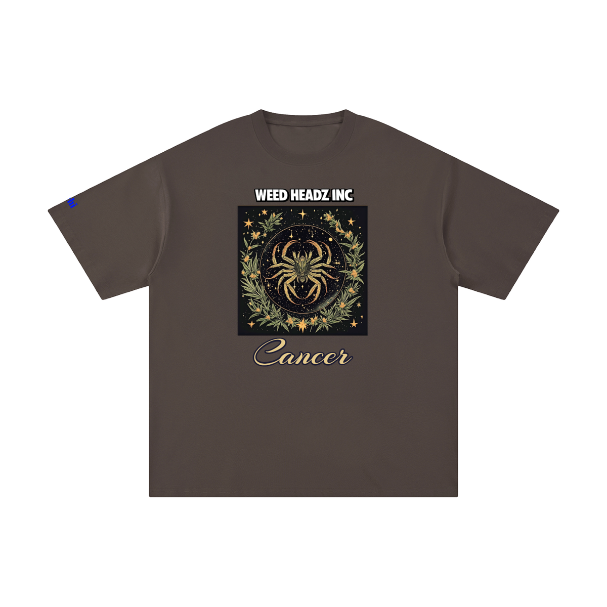 WHI Men's Zodiac Cancer Cotton T-Shirt