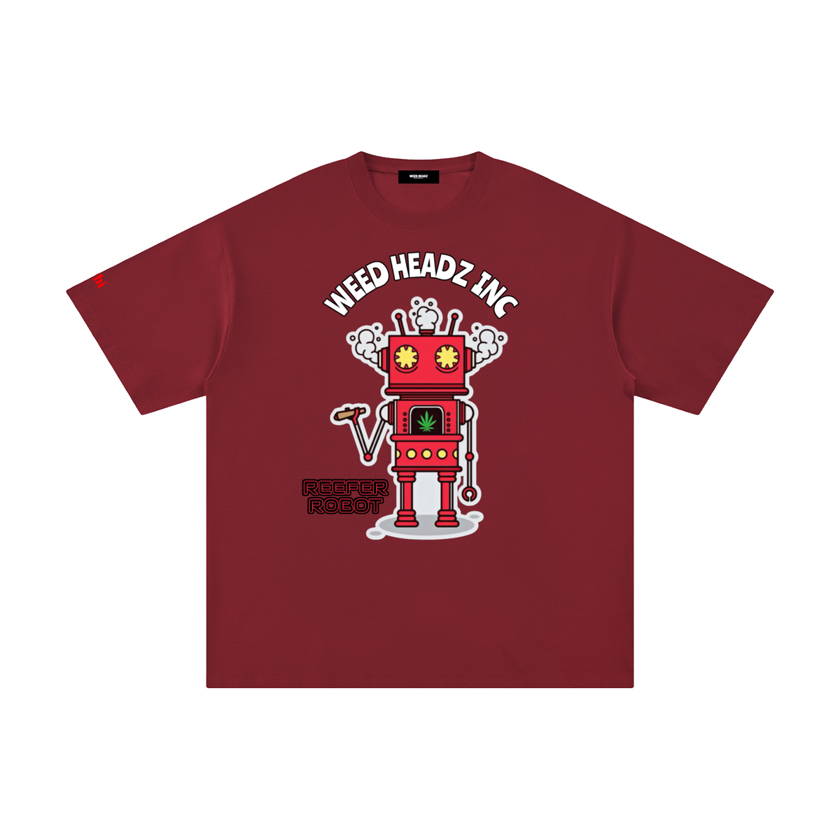 WHI Men's Reefer Robot Cotton T-Shirt