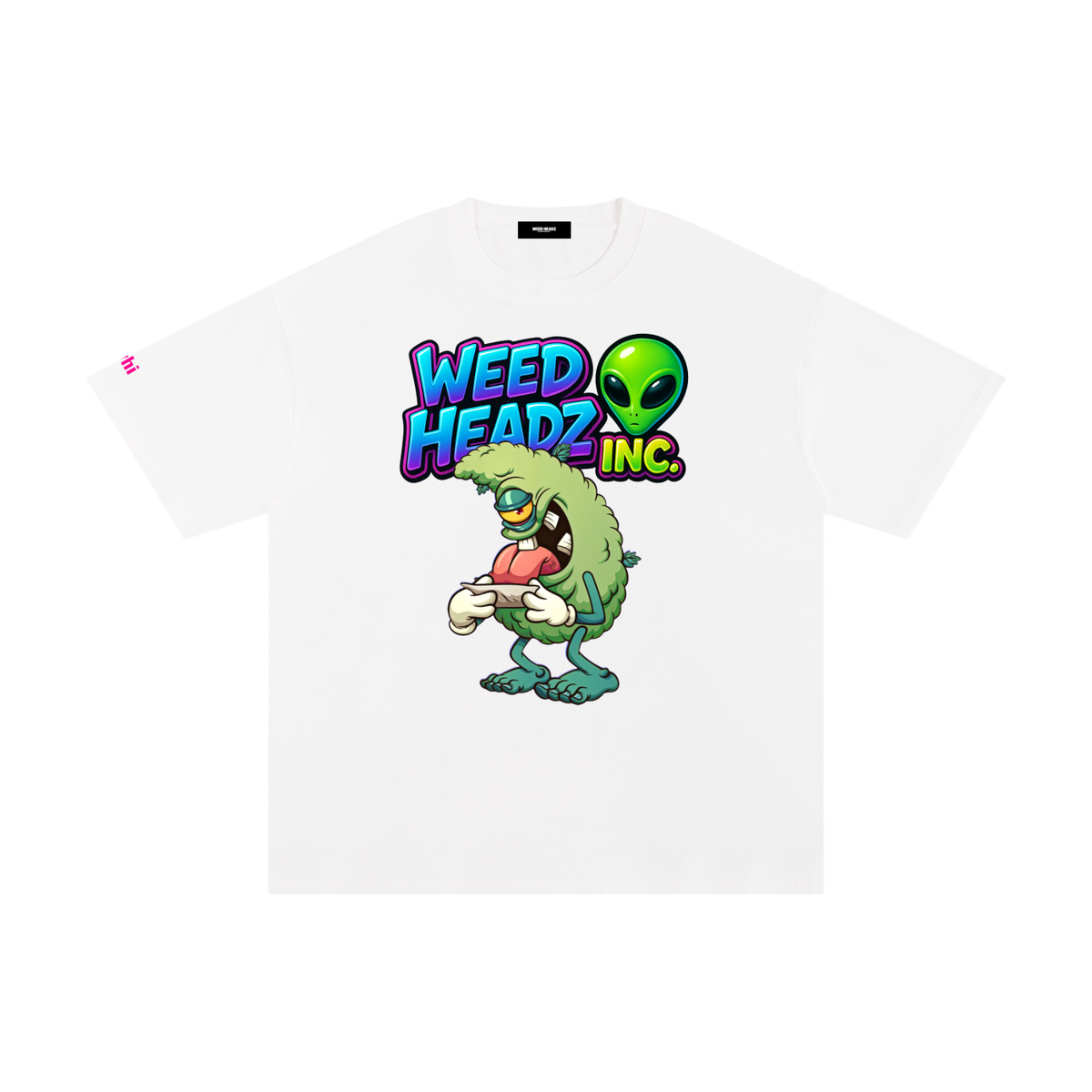WHI Men's Alien Roll Up Cotton T-Shirt