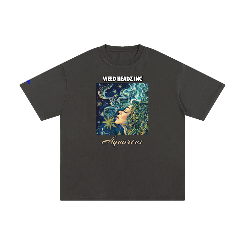WHI Men's Zodiac Aquarius Cotton T-Shirt