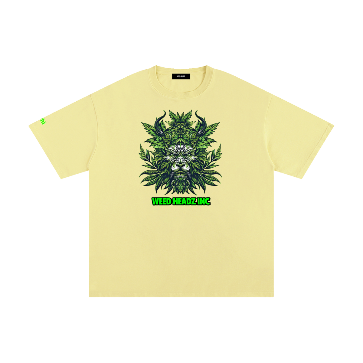 WHI Men's Monster Green Cotton T-Shirt