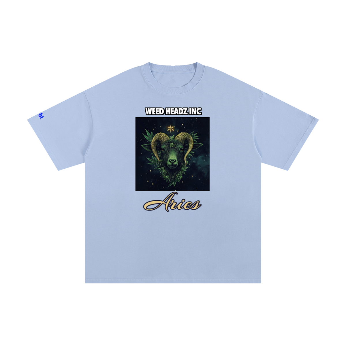 WHI Men's Zodiac Aries Cotton T-Shirt