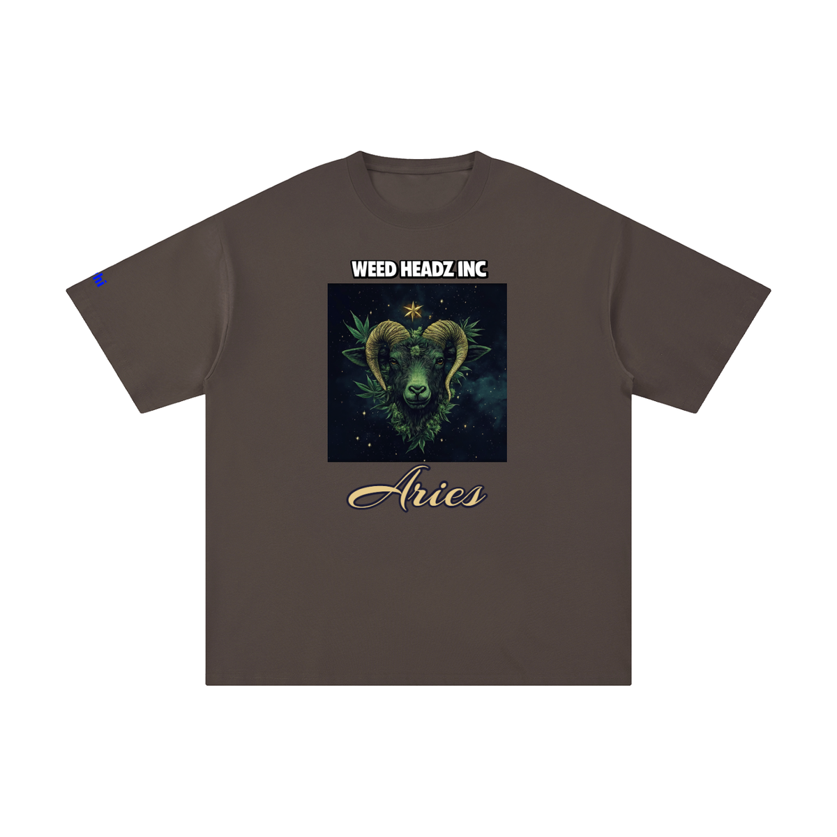 WHI Men's Zodiac Aries Cotton T-Shirt