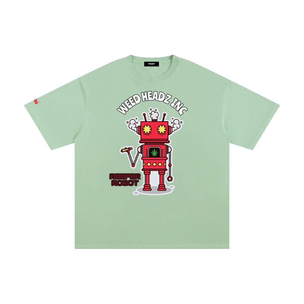 WHI Men's Reefer Robot Cotton T-Shirt