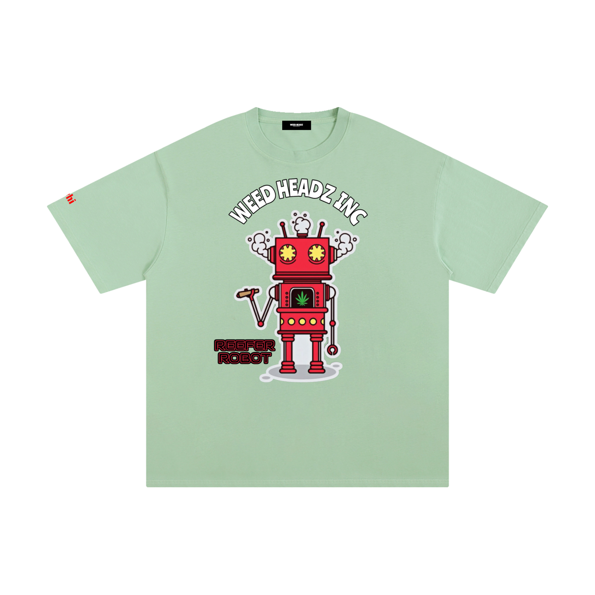 WHI Men's Reefer Robot Cotton T-Shirt