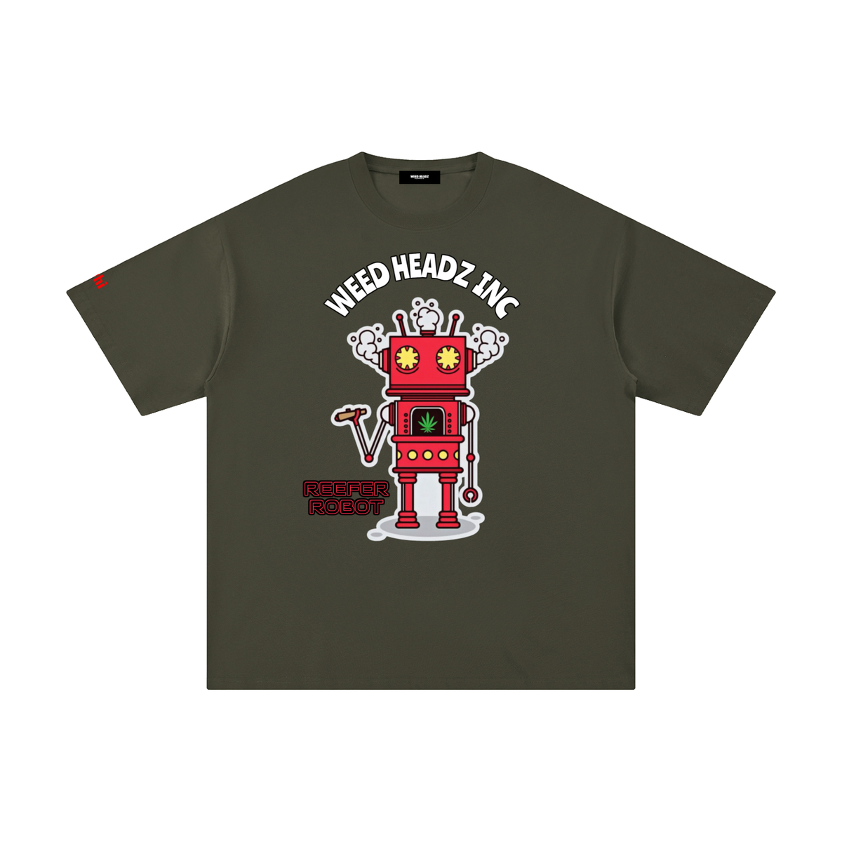 WHI Men's Reefer Robot Cotton T-Shirt