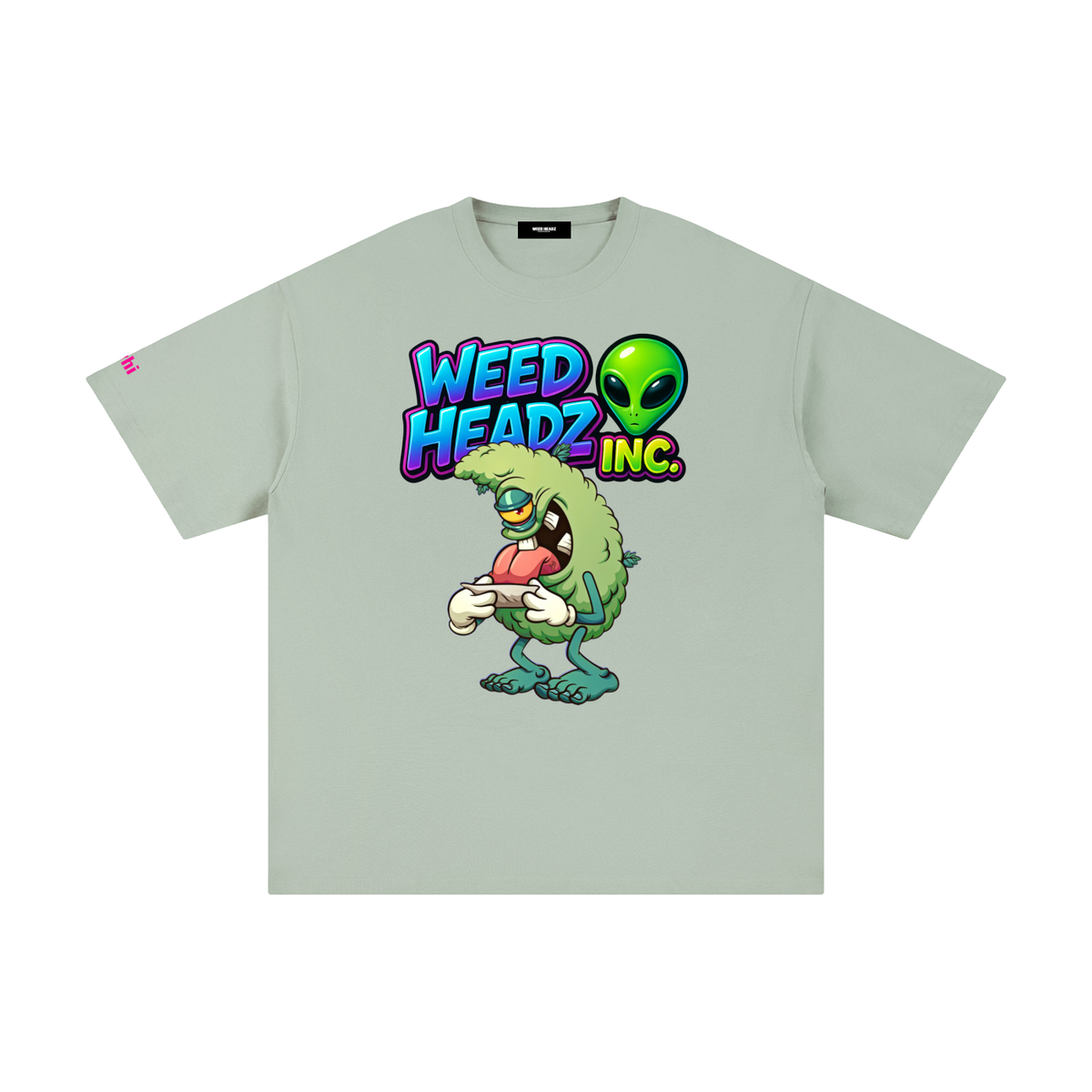 WHI Men's Alien Roll Up Cotton T-Shirt