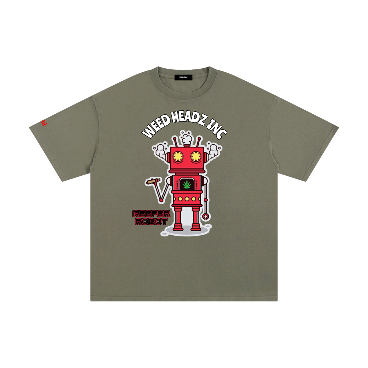 WHI Men's Reefer Robot Cotton T-Shirt