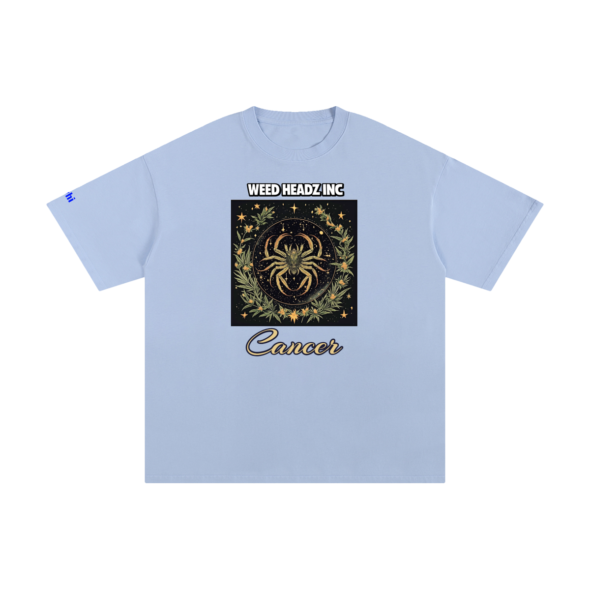 WHI Men's Zodiac Cancer Cotton T-Shirt