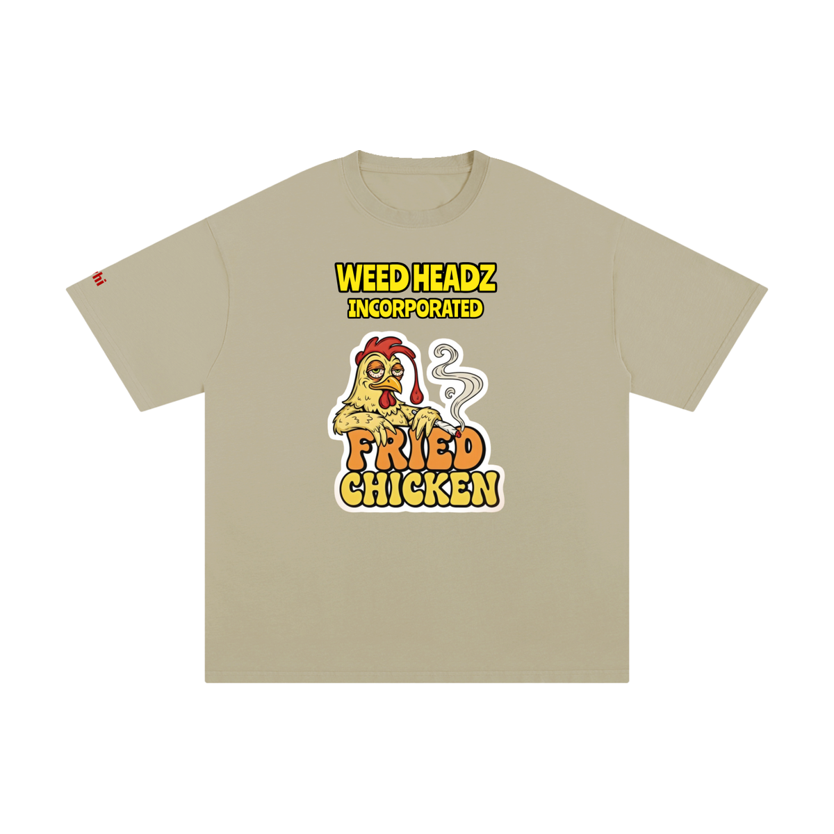 WHI Men's Fried Chicken Cotton T-Shirt