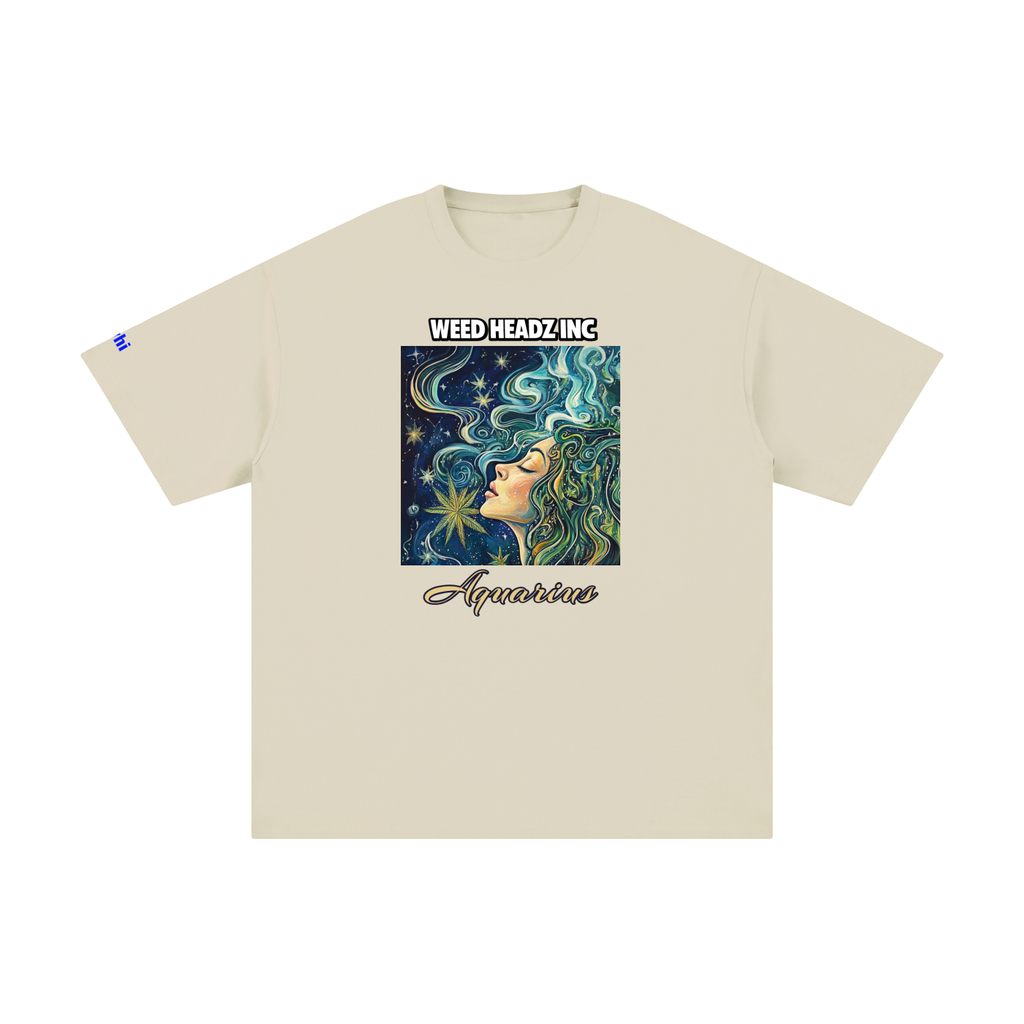 WHI Men's Zodiac Aquarius Cotton T-Shirt
