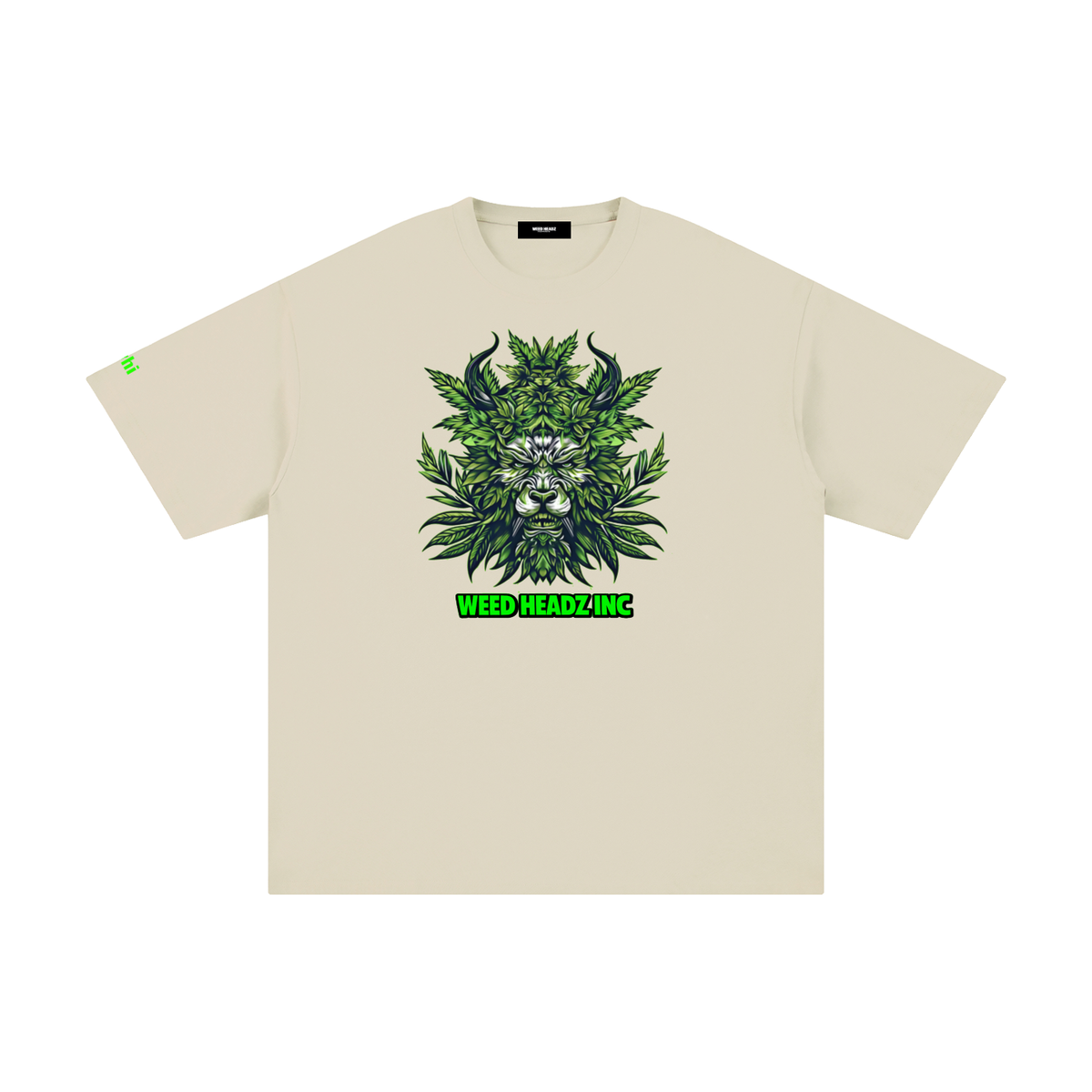 WHI Men's Monster Green Cotton T-Shirt
