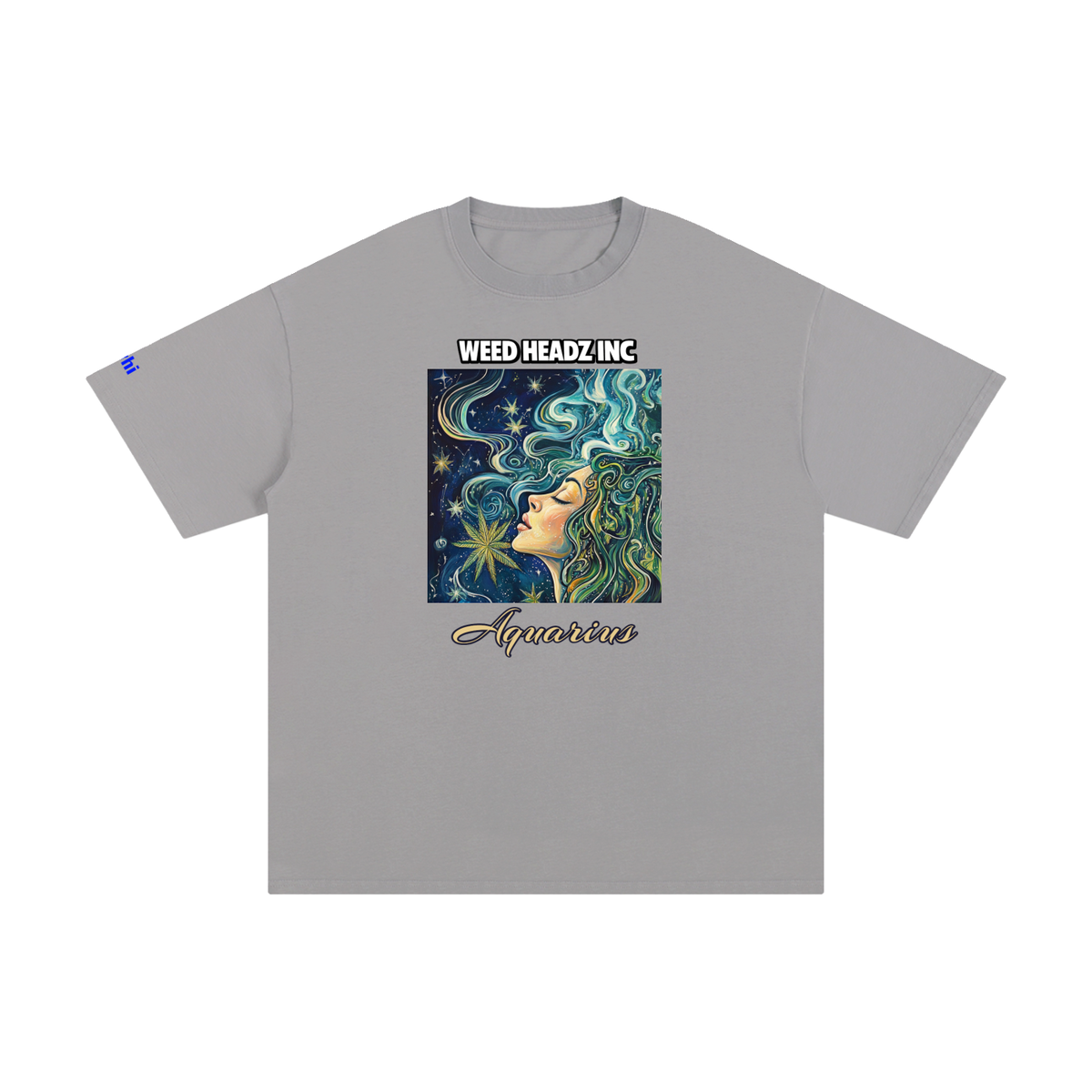 WHI Men's Zodiac Aquarius Cotton T-Shirt