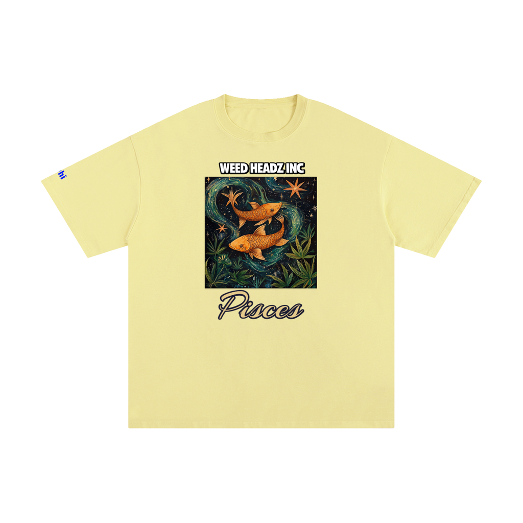WHI Men's Zodiac Pisces Cotton T-Shirt