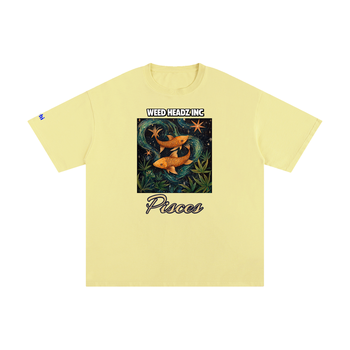 WHI Men's Zodiac Pisces Cotton T-Shirt