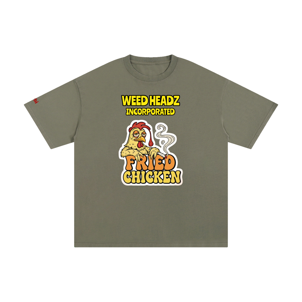 WHI Men's Fried Chicken Cotton T-Shirt