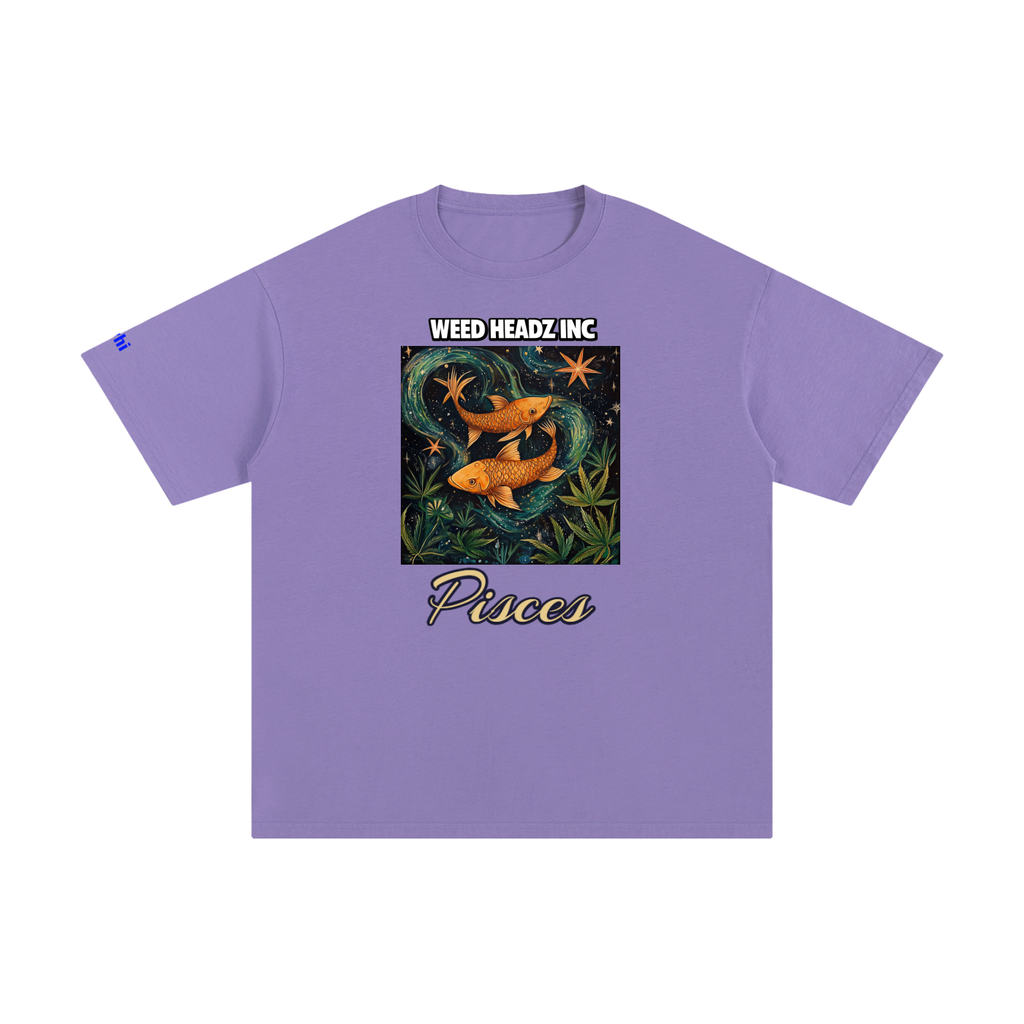 WHI Men's Zodiac Pisces Cotton T-Shirt
