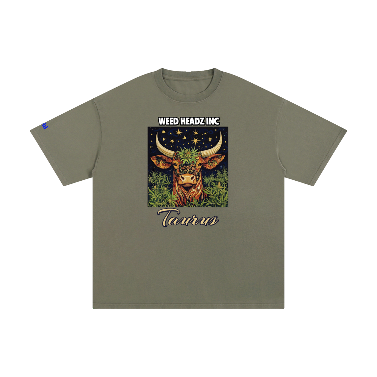 WHI Men's Zodiac Taurus Cotton T-Shirt