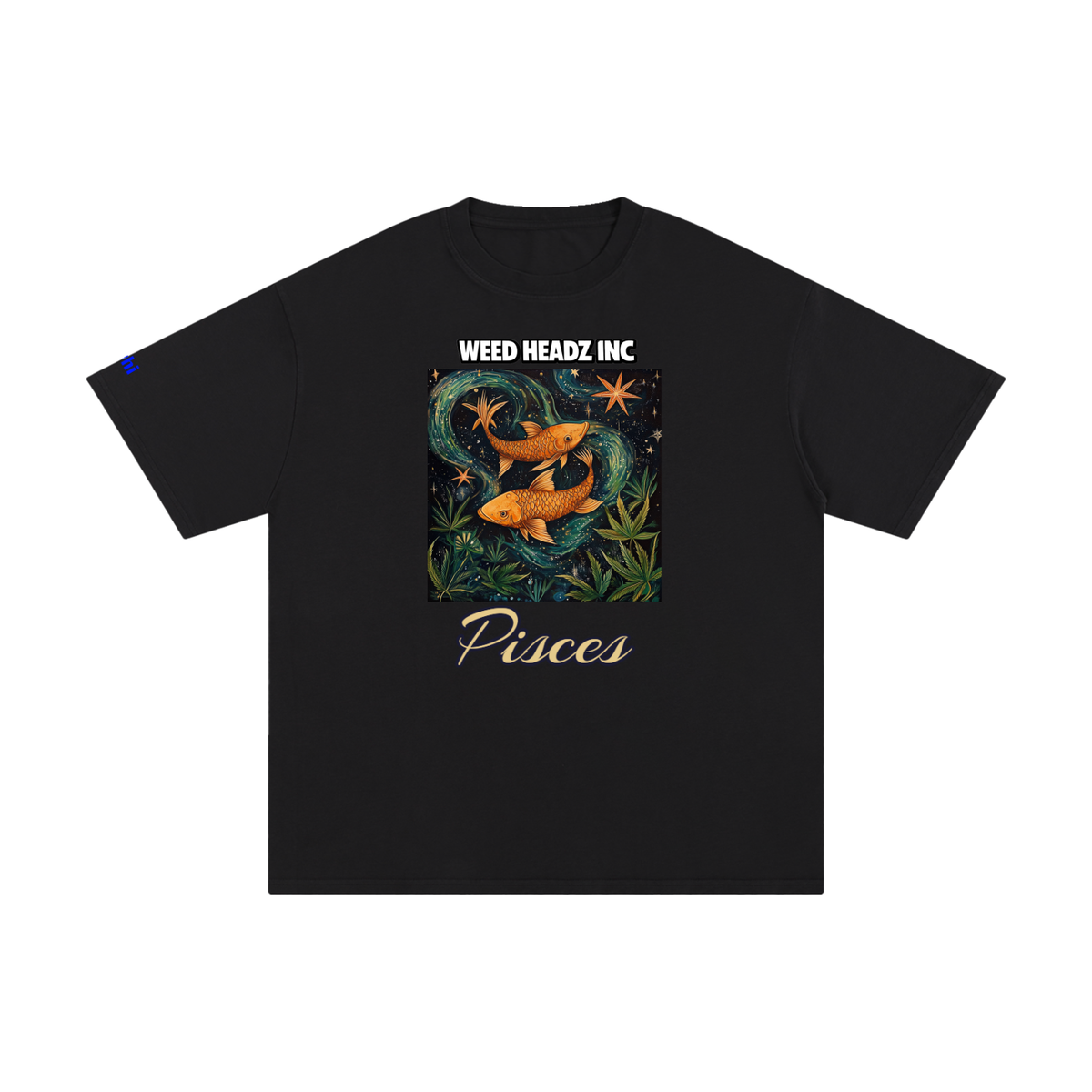 WHI Men's Zodiac Pisces Cotton T-Shirt