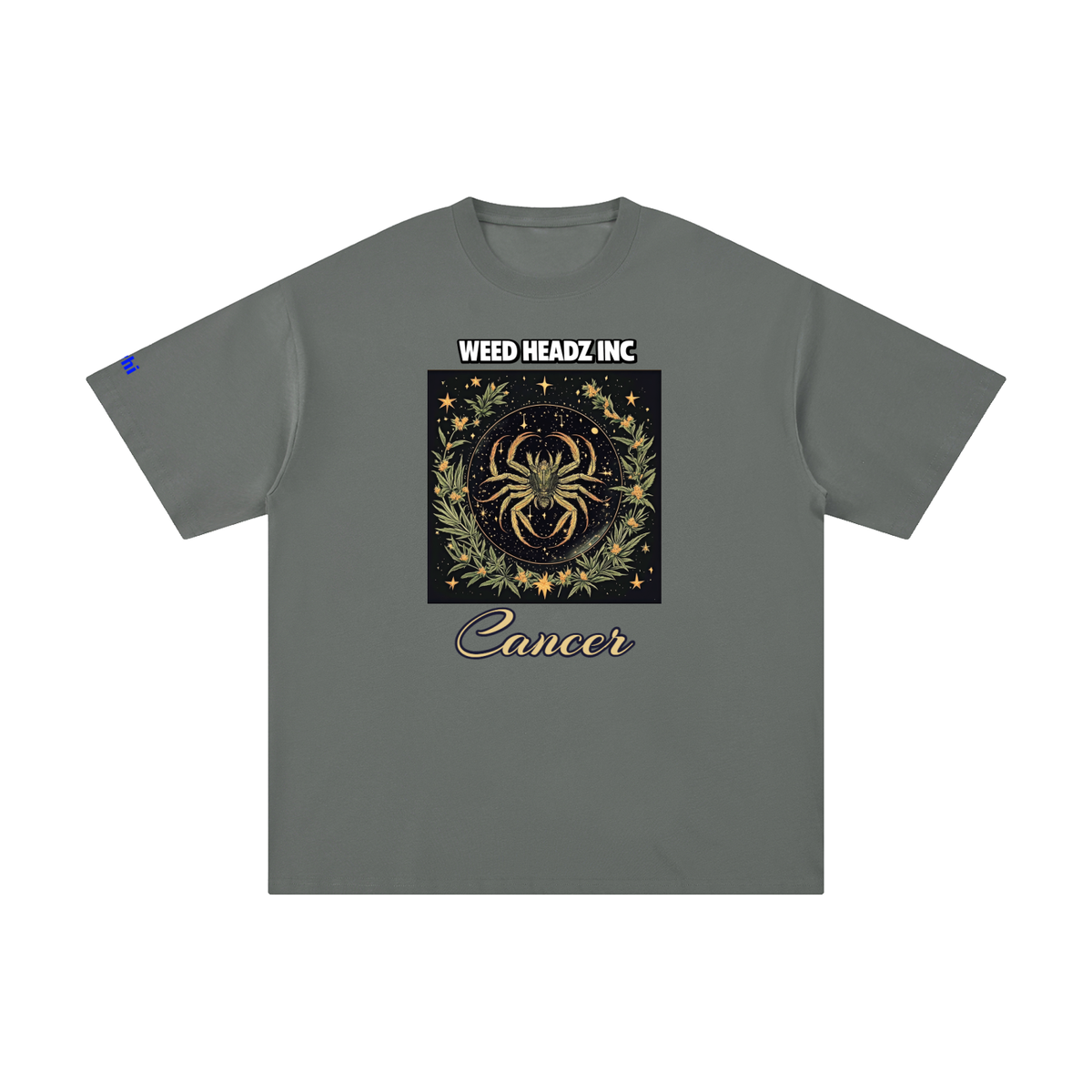 WHI Men's Zodiac Cancer Cotton T-Shirt