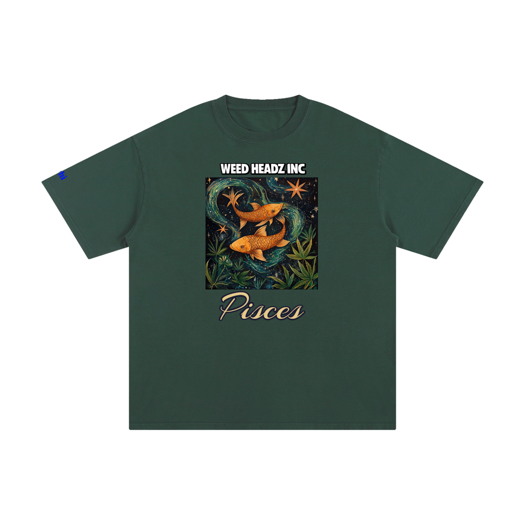 WHI Men's Zodiac Pisces Cotton T-Shirt