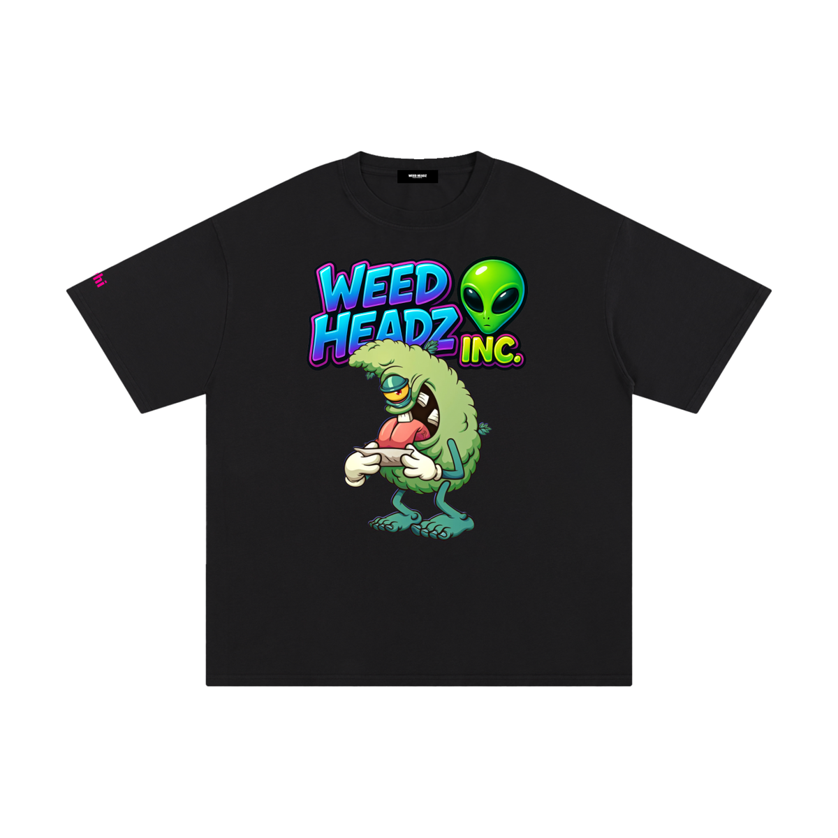 WHI Men's Alien Roll Up Cotton T-Shirt