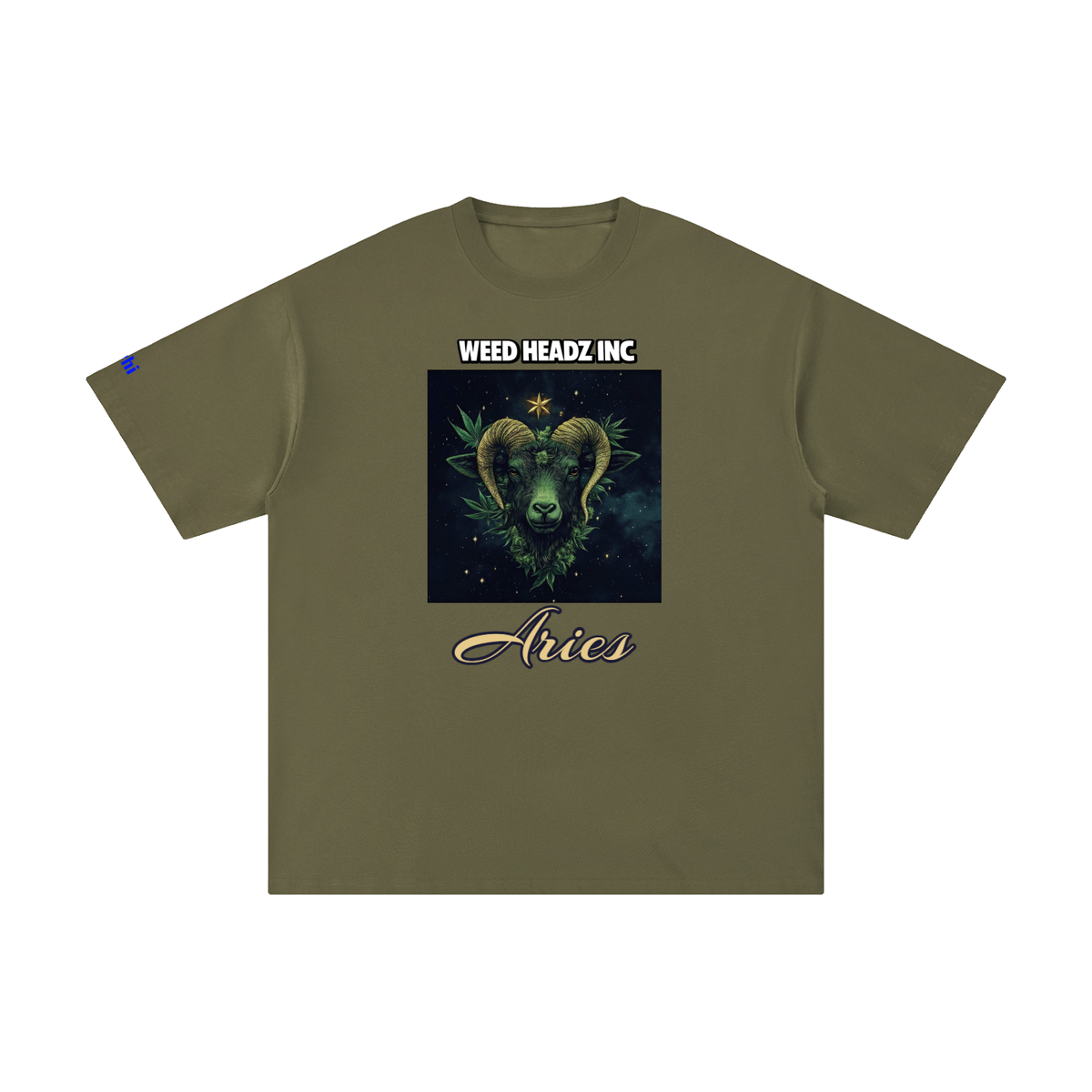 WHI Men's Zodiac Aries Cotton T-Shirt