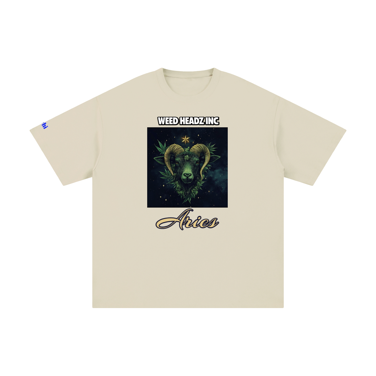 WHI Men's Zodiac Aries Cotton T-Shirt