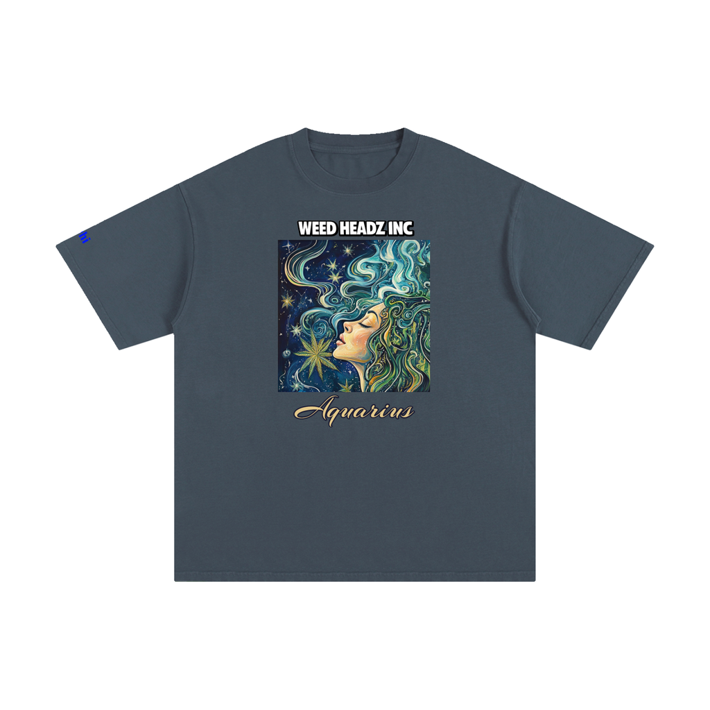 WHI Men's Zodiac Aquarius Cotton T-Shirt