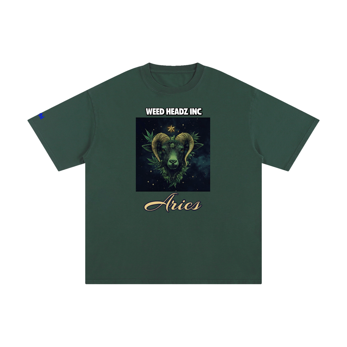 WHI Men's Zodiac Aries Cotton T-Shirt