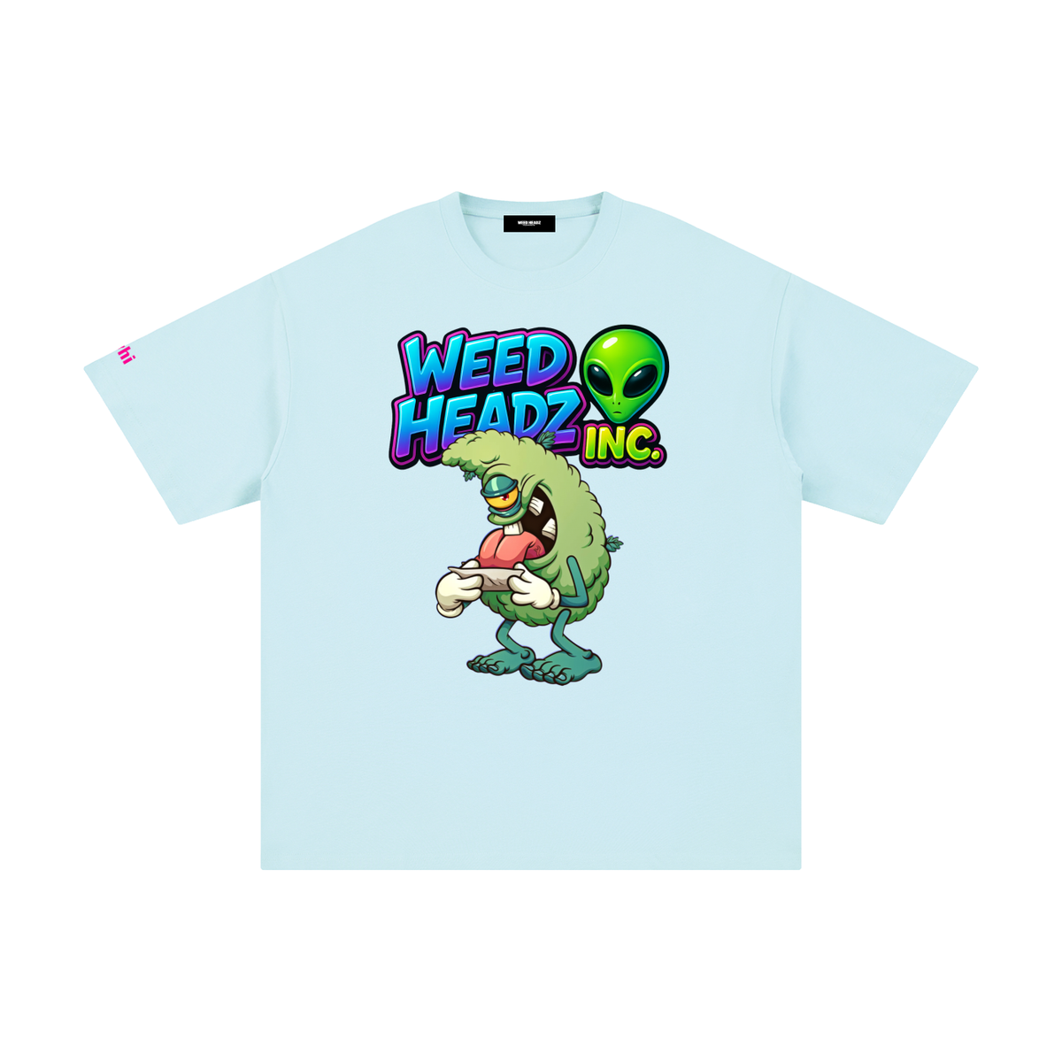 WHI Men's Alien Roll Up Cotton T-Shirt