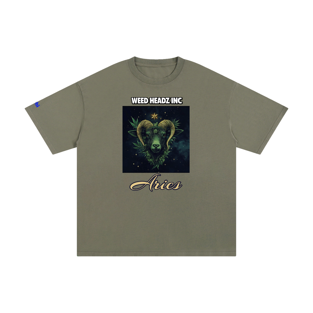 WHI Men's Zodiac Aries Cotton T-Shirt