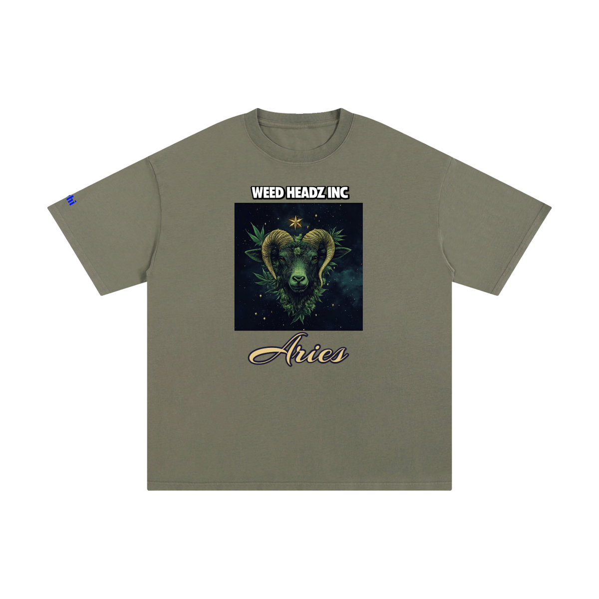 WHI Men's Zodiac Aries Cotton T-Shirt