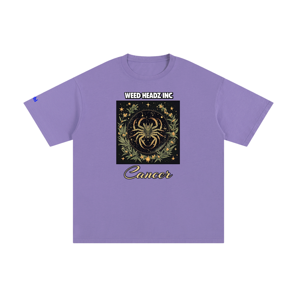 WHI Men's Zodiac Cancer Cotton T-Shirt