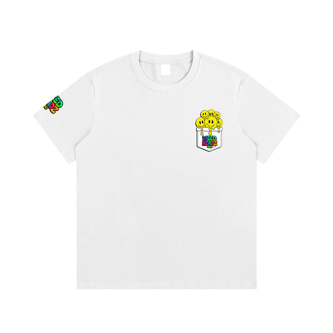 WHI Men's Smiley Melt Cotton T-Shirt