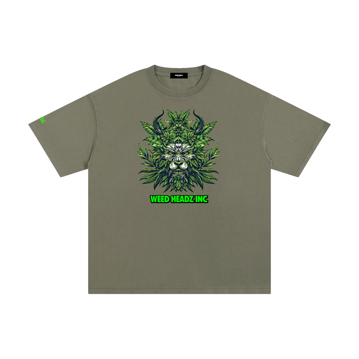 WHI Men's Monster Green Cotton T-Shirt